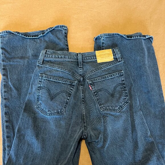 Levi's Ribcage Bell wide leg Women's Jeans in Black Gray - Picture 5 of 7